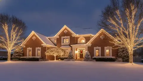 Holiday lighting site direction