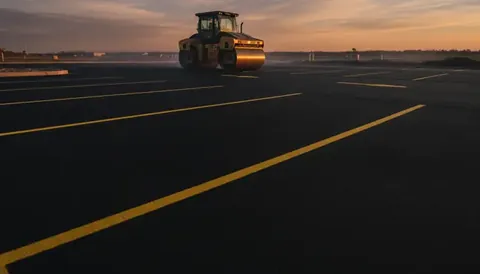 Paving contractor site direction